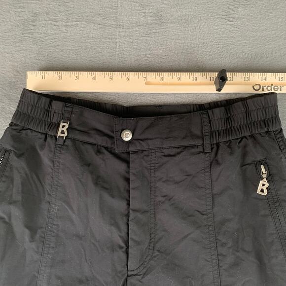 Bogner Black Ski Pants Women’s 12 Reg  Waterproof Nylon Snow Trousers - Picture 6 of 7